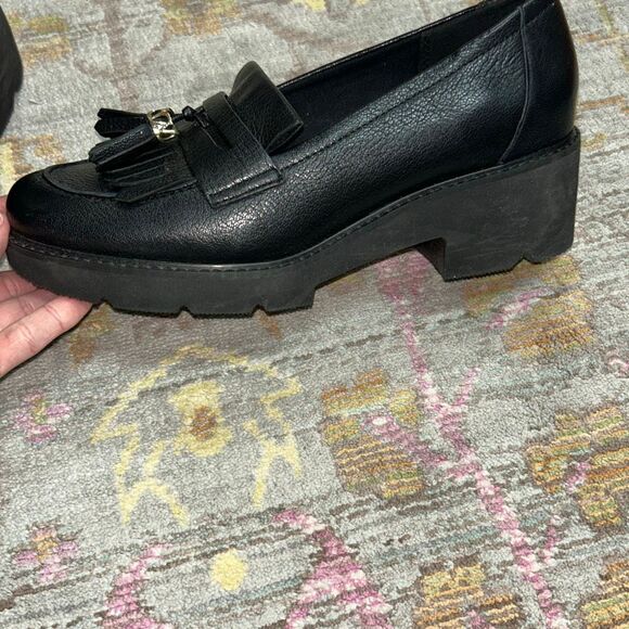 Naturalizer DESMOND LUG LOAFER black size 8 - Picture 2 of 4